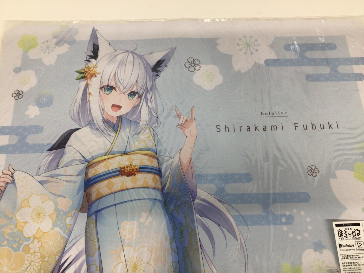 白上フブキ　ホロライブ ほろ〜かる 京都編 ラバーマット　hololive ファンダムなんば です🌽 【入荷情報】 ホロライブ 白上フブキ ちゃん