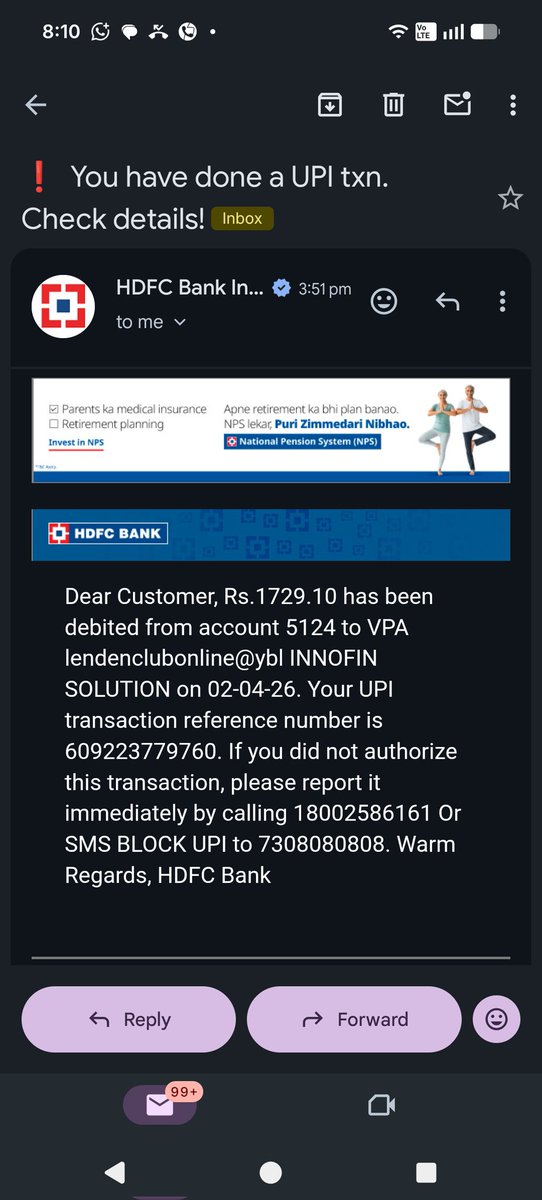 sudipsaint's tweet photo. @InstaMoneyApp Why is my emi debited twice and why is there no response frm ur team https://t.co/pUj5n0QzQn