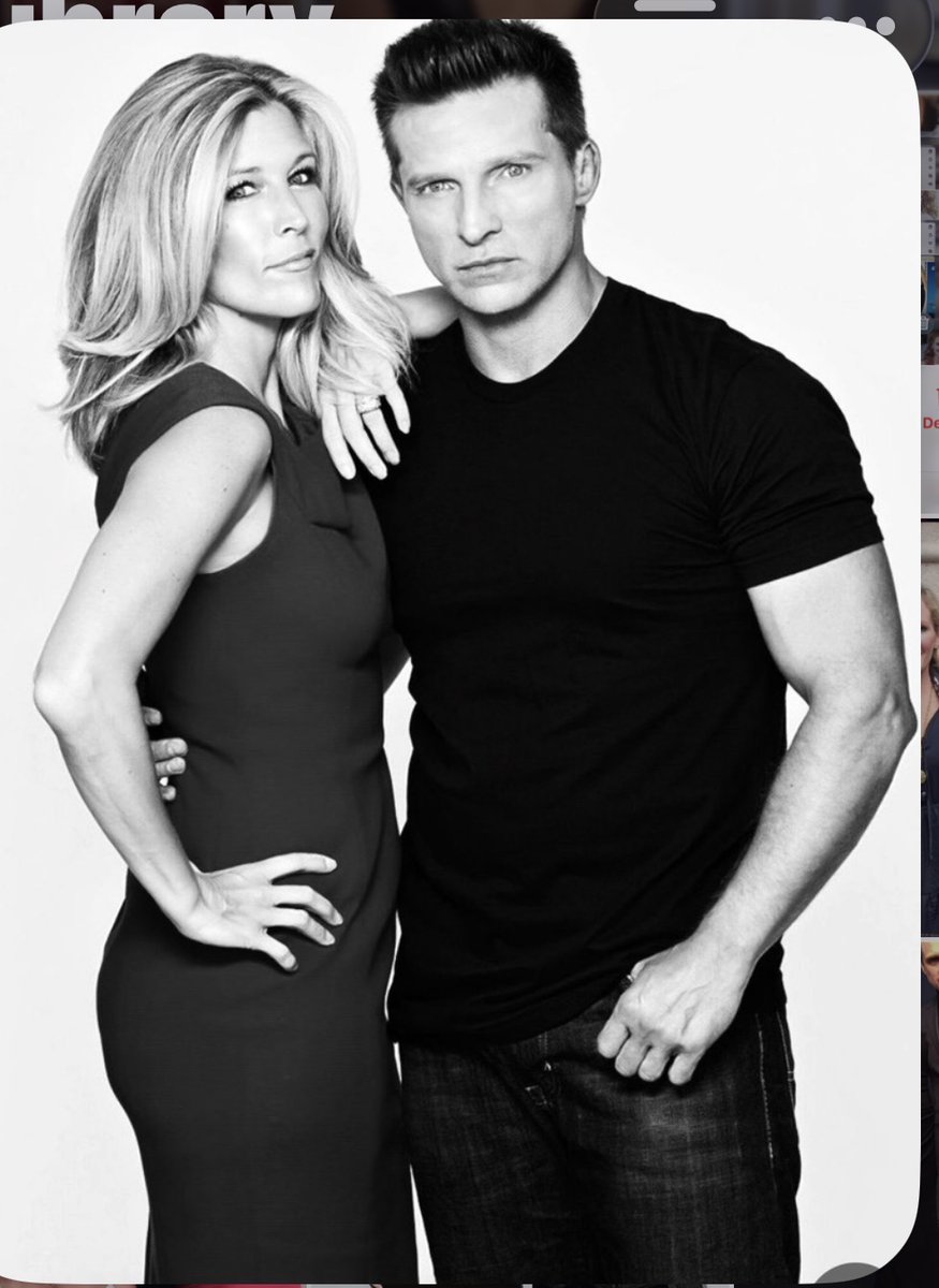 Love this black and white photo photo of #laurawright and #steveburton #jarly #GH