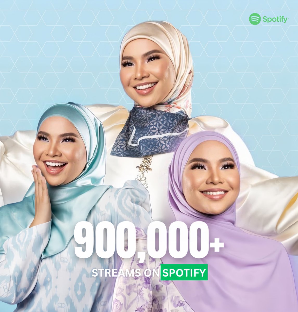 📈| ‘Jalan-Jalan Hari Raya’ by Aina Abdul has surpassed 900K streams on Spotify!

— It is Aina’s 2nd Raya song and 15th overall to reach this mark.

#TheOneAndOnlyAinaAbdul