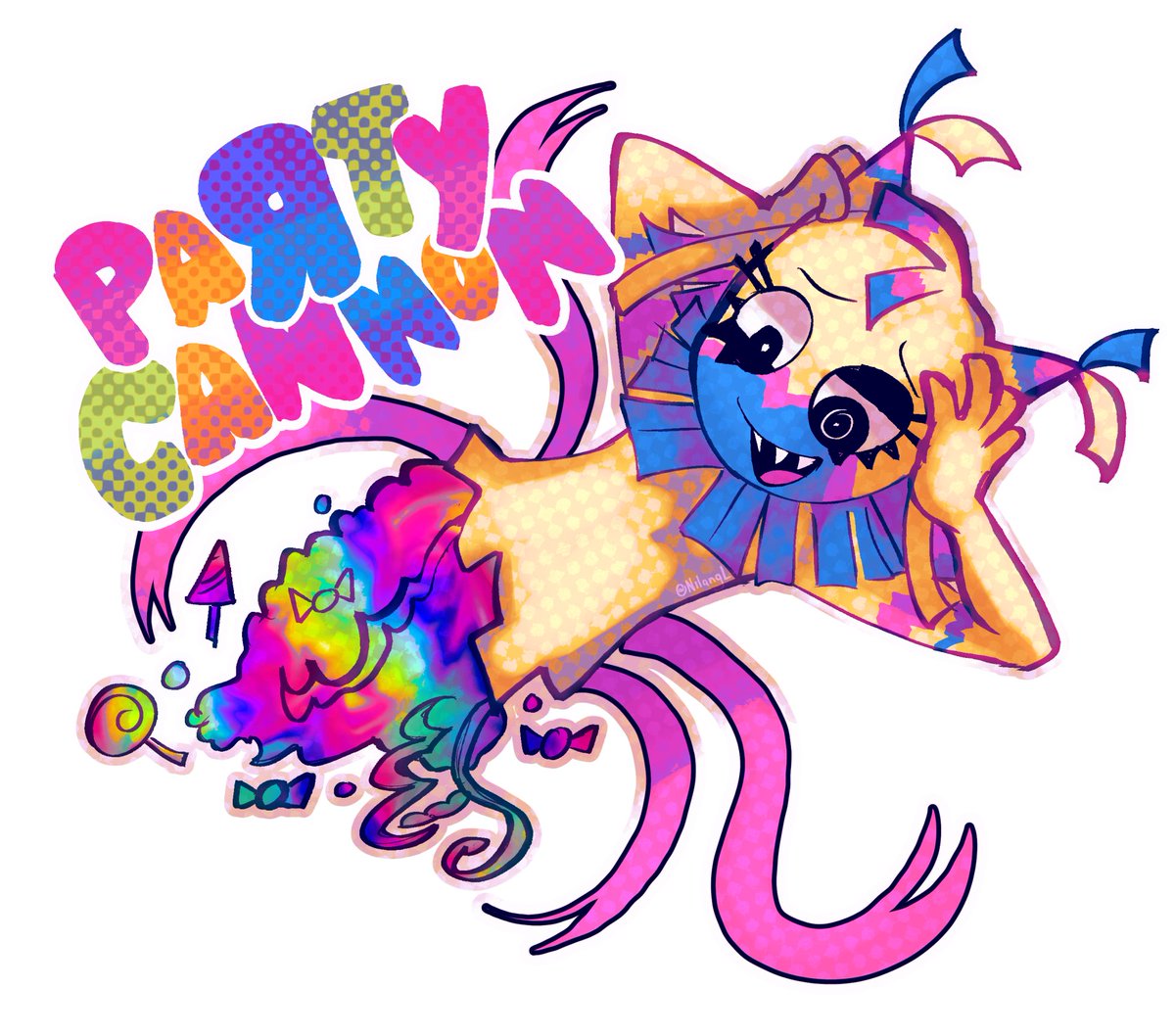 party cannon!!! 
#dandysworldfanart #dandysworld