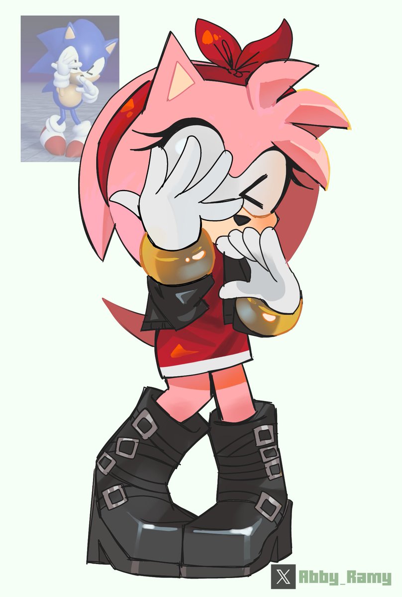 Abby_Ramy's tweet image. I thought the pose was cute 
#AmyRose #Amy #OutcomeMemories