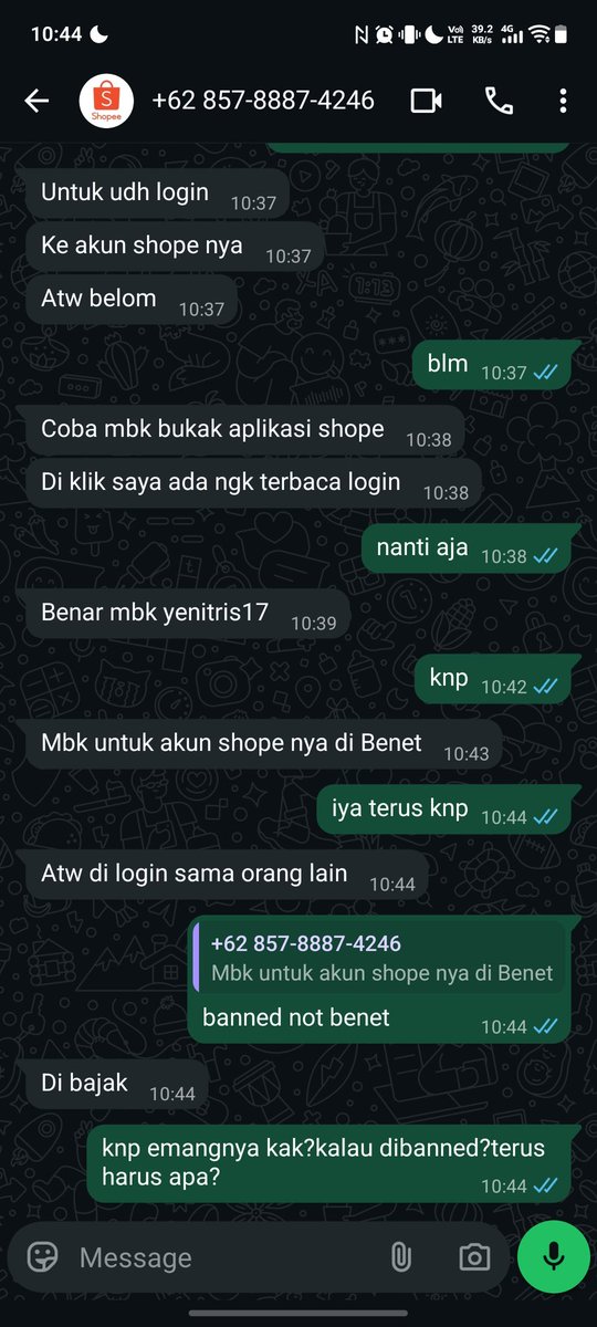 jenspinkyy's tweet image. bangun tidur ku terus ngeladenin penipu. seru bejir mn ada sekelas shopee typingnya alay bejir keliatan ngampung nya banget😭😭😭 #shopeeID @ShopeeID