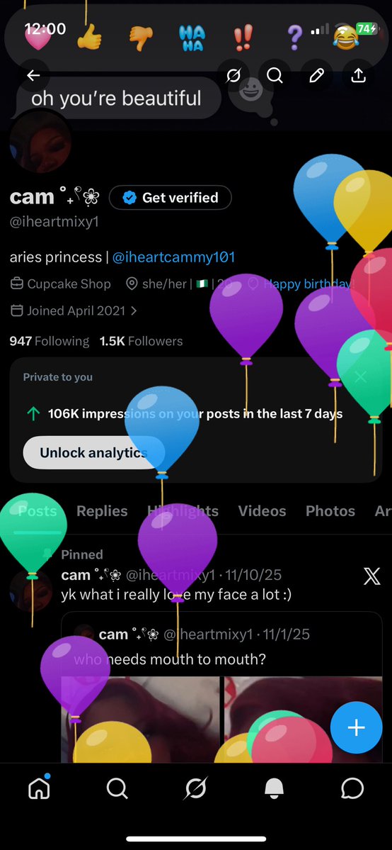 cam ˚˖𓍢ִ໋❀ tweet media