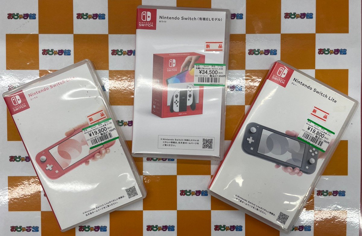 有機EL Switch本体 売り切れました‼ Switch Lite 本体はまだ在庫ござい 