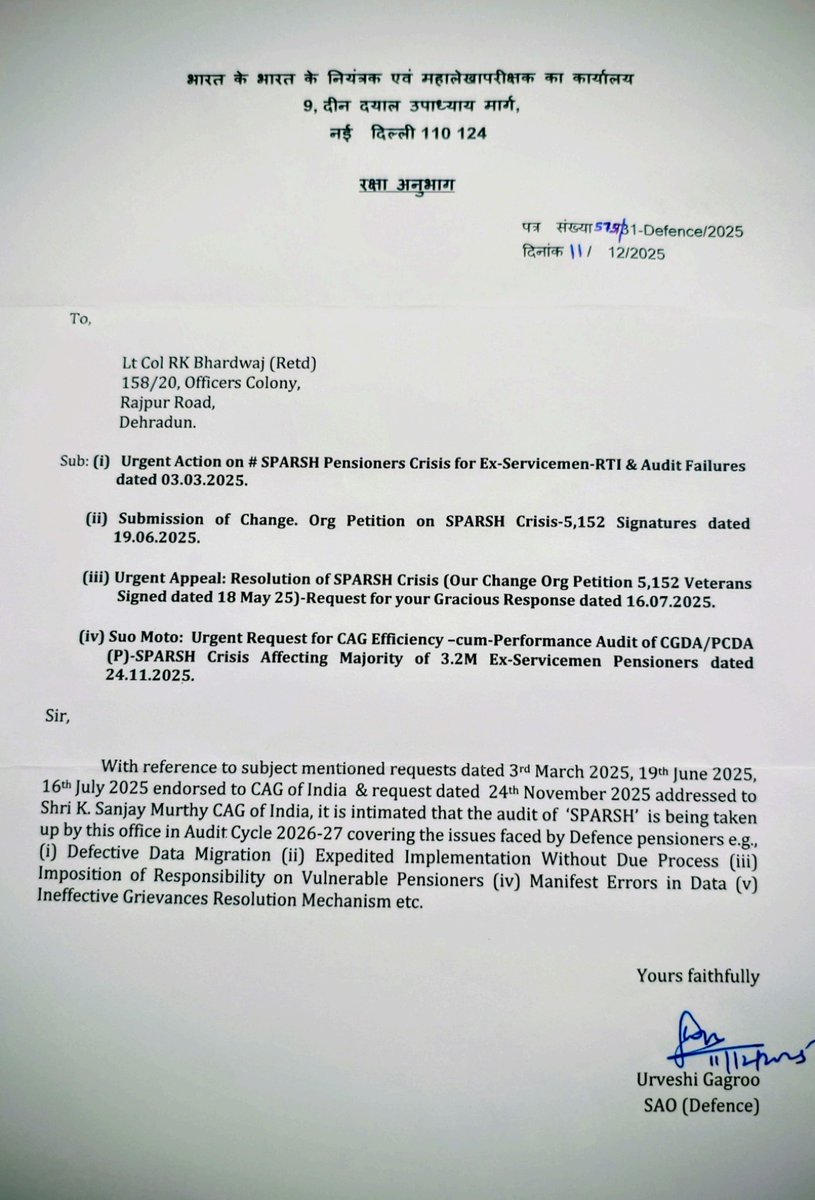 Lt Col R K Bhardwaj (Retd) tweet media