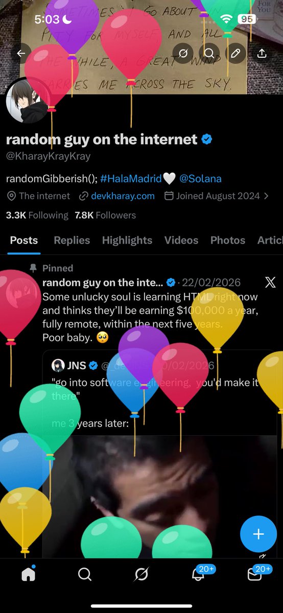 random guy on the internet tweet media