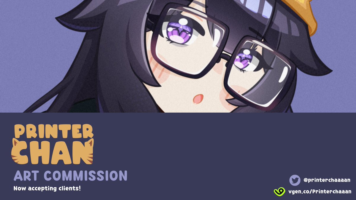 Printer-chan 🐱✨Waitlist Open 💜 tweet media