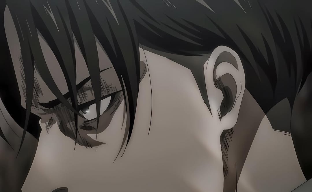 Literally his glare....