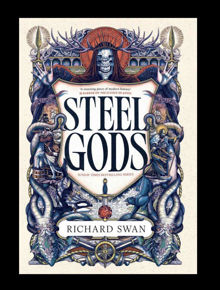 DaRoopIsOnFiyah's tweet image. 5/5 stars. Swan continues his fantasy-horror set in the Sovan Empire. This is a darker tale between the real world of our characters and the afterlife, with one of the best antagonists in modern fantasy. #NetGalley #SteelGods See my full review on my blog: thatbookisonfiyah.blogspot.com/2026/04/book-r…