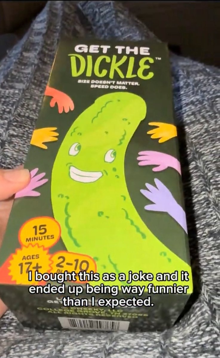SweepsGives's tweet photo. @TikTokComms disgusting piece of 💩 joke of an app! You give me a 24 point “adult content”  violation for literally displaying the cartoonish looking “Dickle” game sample  that YOU required me to do a review of, but you leave all the obvious “adult” videos untouched?! Fu*k YOU!🖕🏻 https://t.co/45y0K6hnJw