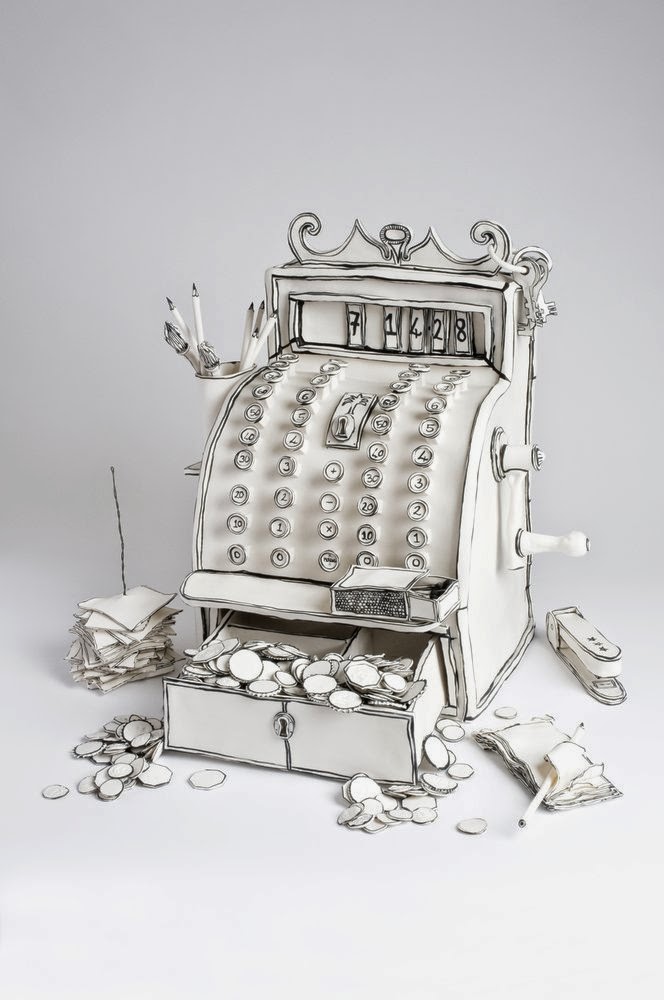 DesignStack_co's tweet image. (press the link, to see of this)
#Vintage shop till.  🍃️🌺️🍃️
#Surreal Black and White #Porcelain Sculptures. By Katharine Morling designstack.co/2014/06/surrea…