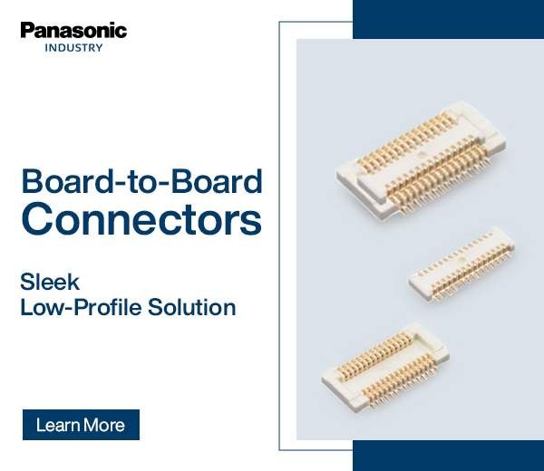 PanasonicElec's tweet image. #Panasonic's Board-to-Board #Connectors are ideal for low-profile applications. These board-to-board connectors range from 0.35mm pitch to 0.5mm pitch with various mated heights.

Explore the ideal Connector for your application: na.industrial.panasonic.com/products/conne…