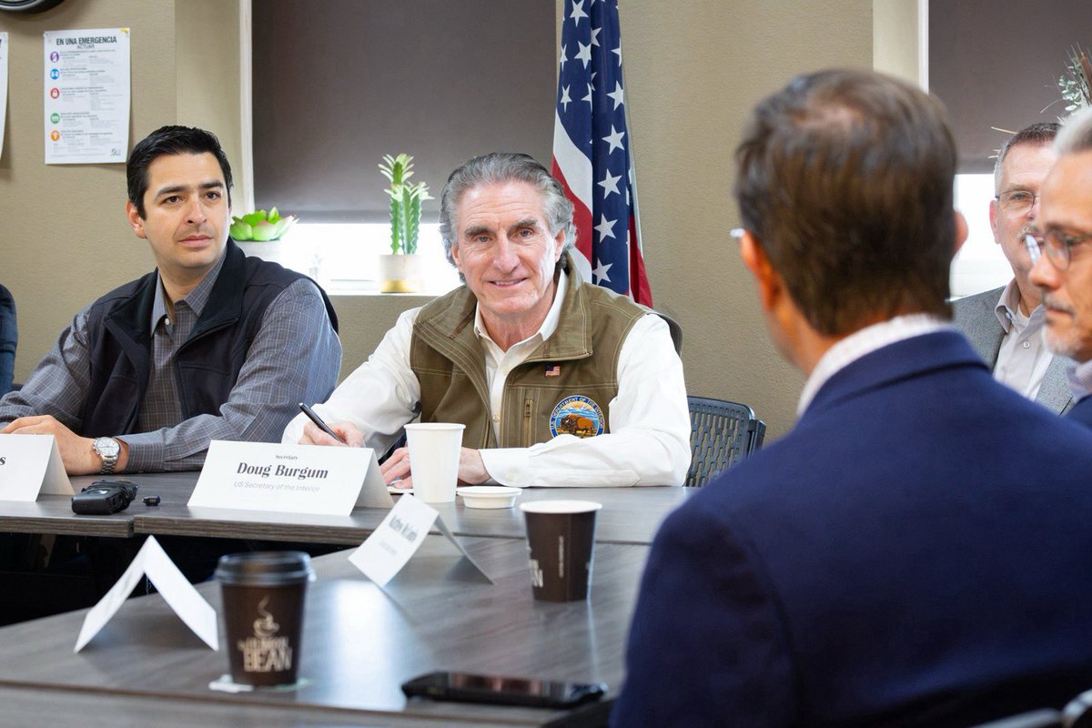 Secretary Doug Burgum tweet media