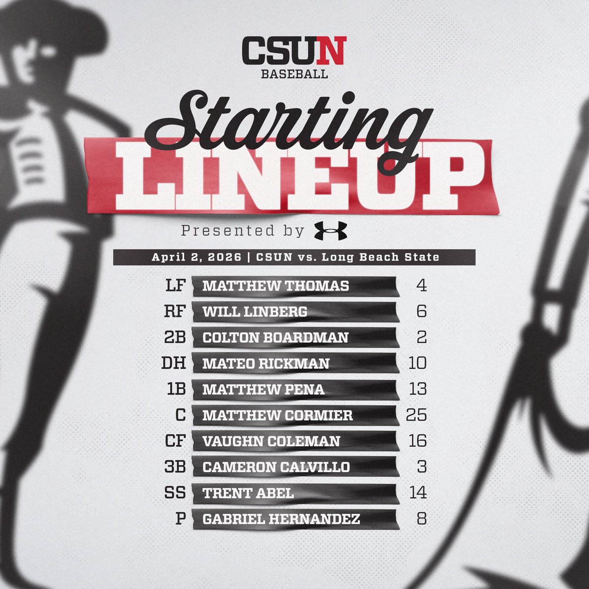 CSUN Baseball tweet media