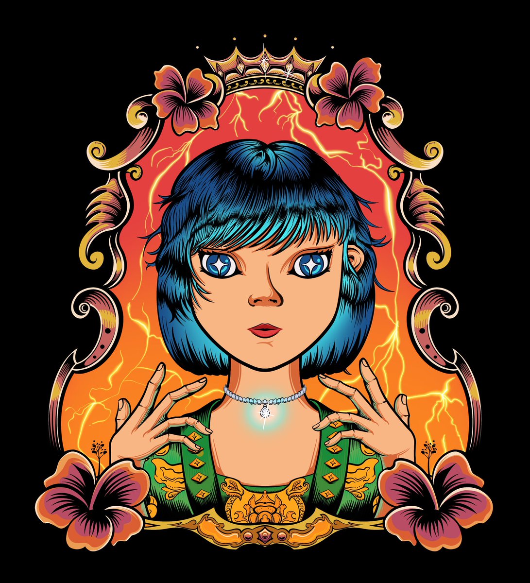 Traditional style blended with a touch of magic 

Commision open 
#illustlation #procreate #digitalart #drawing #illustrator #art #artist #nft