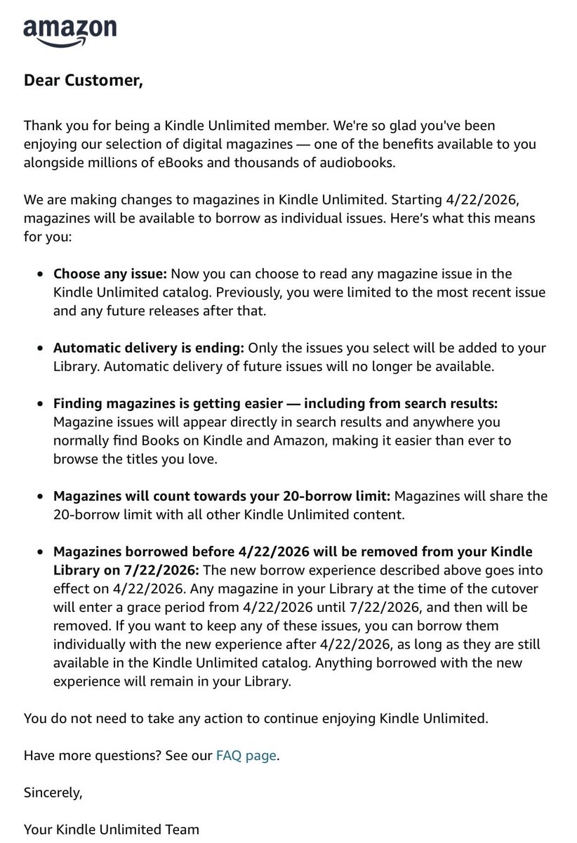 dbarnett_66's tweet photo. @Goodereader @Goodereadermike Here’s an image of the email I received March 23. https://t.co/yzcIvpKdEb