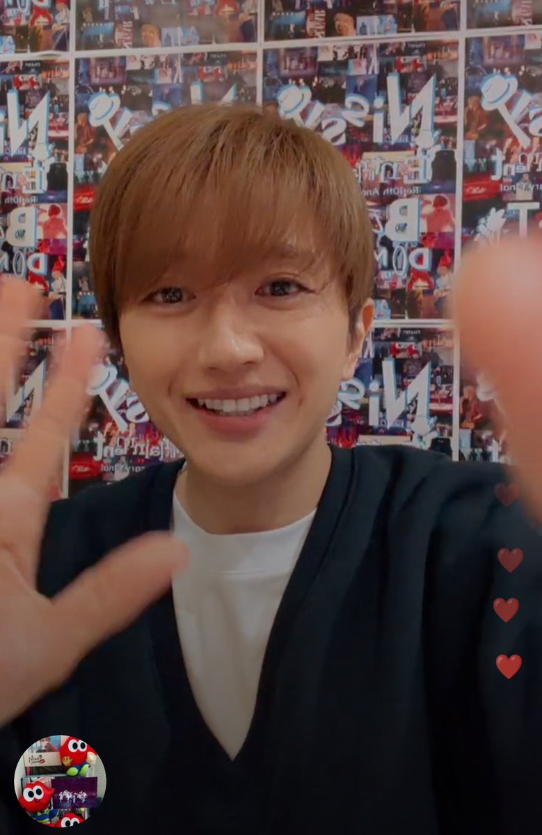 lonri24's tweet photo. 喋ってるー！ってなった😍
元気そうでよかった😊そして、変わらずカワイイ❤️
ピン留めできて良かったね👍
毎日、洗濯してる、って・・・一人でそんなに？😆#Nissy https://t.co/rmDm9KwSsT