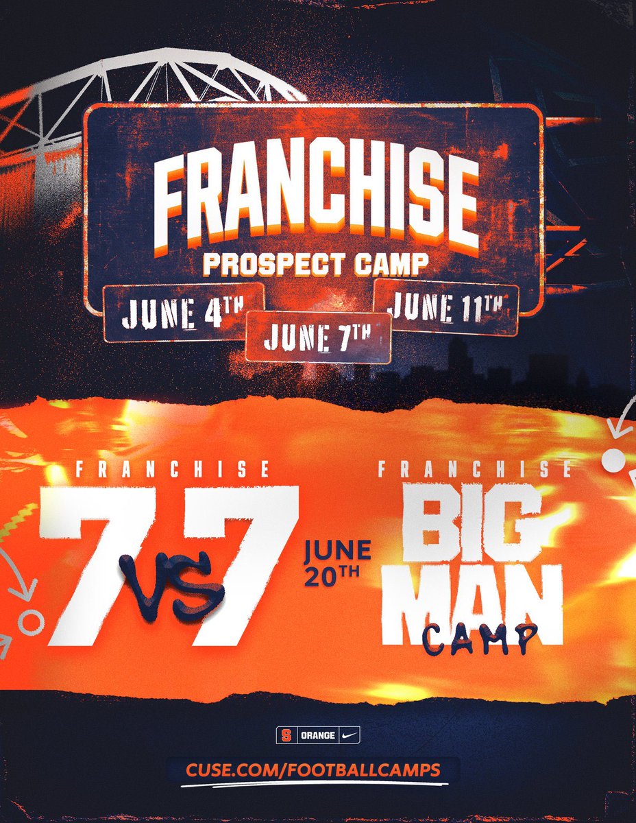 Blessed to receive a camp invite from Syracuse University 🙏🏾<a href="/CoachWatkCUSE/">Charles Watkins</a>