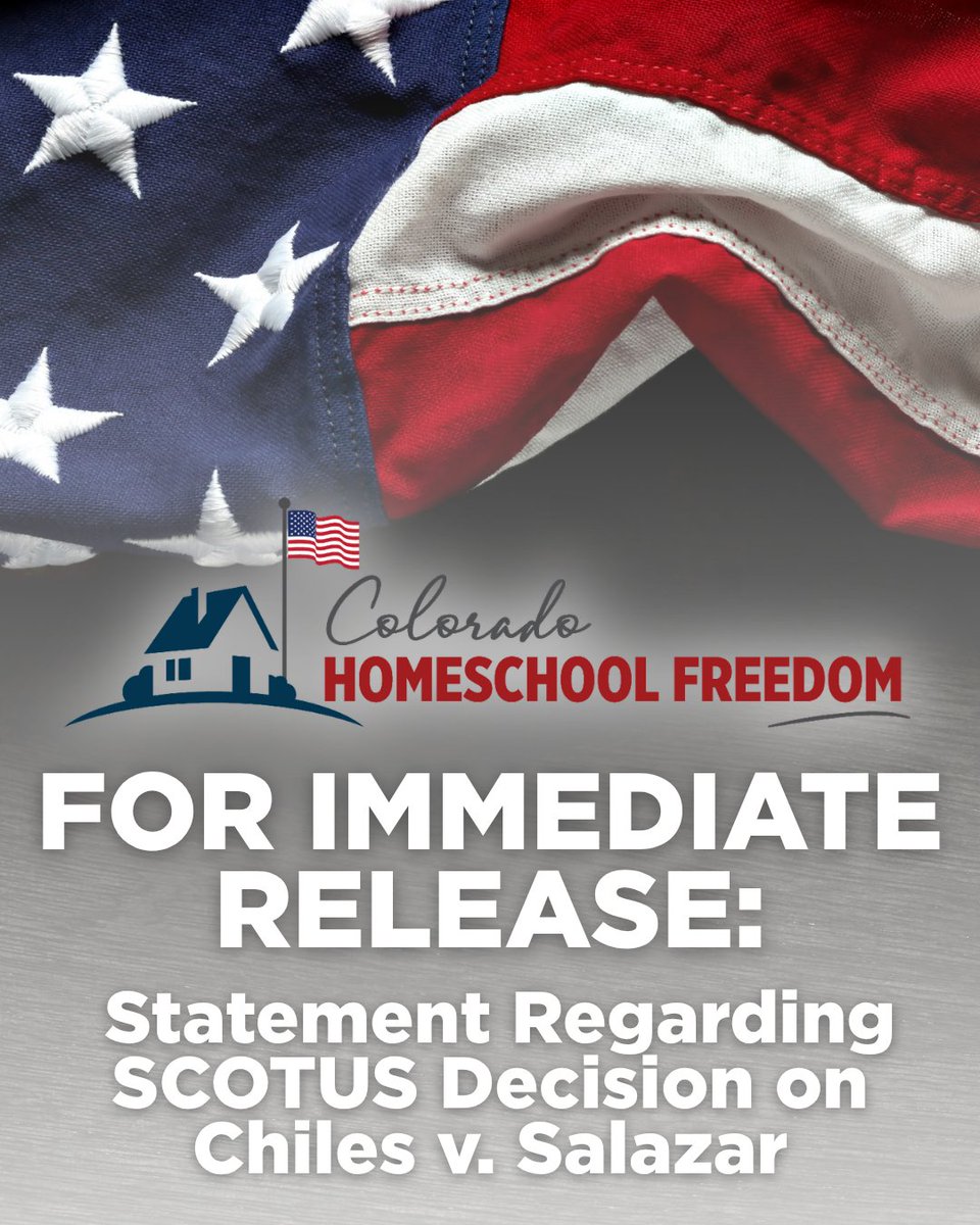 CHEC_homeschool's tweet image. Controversial opinion:  HB26-1322, Civil Actions for Conversion Therapy Survivors, is another infringement on free speech.

Why? Read our full statement here: chec.org/chec-blog/for-…

#ColoradoFreedom #ReligiousFreedom #HB1322 #FirstAmendment