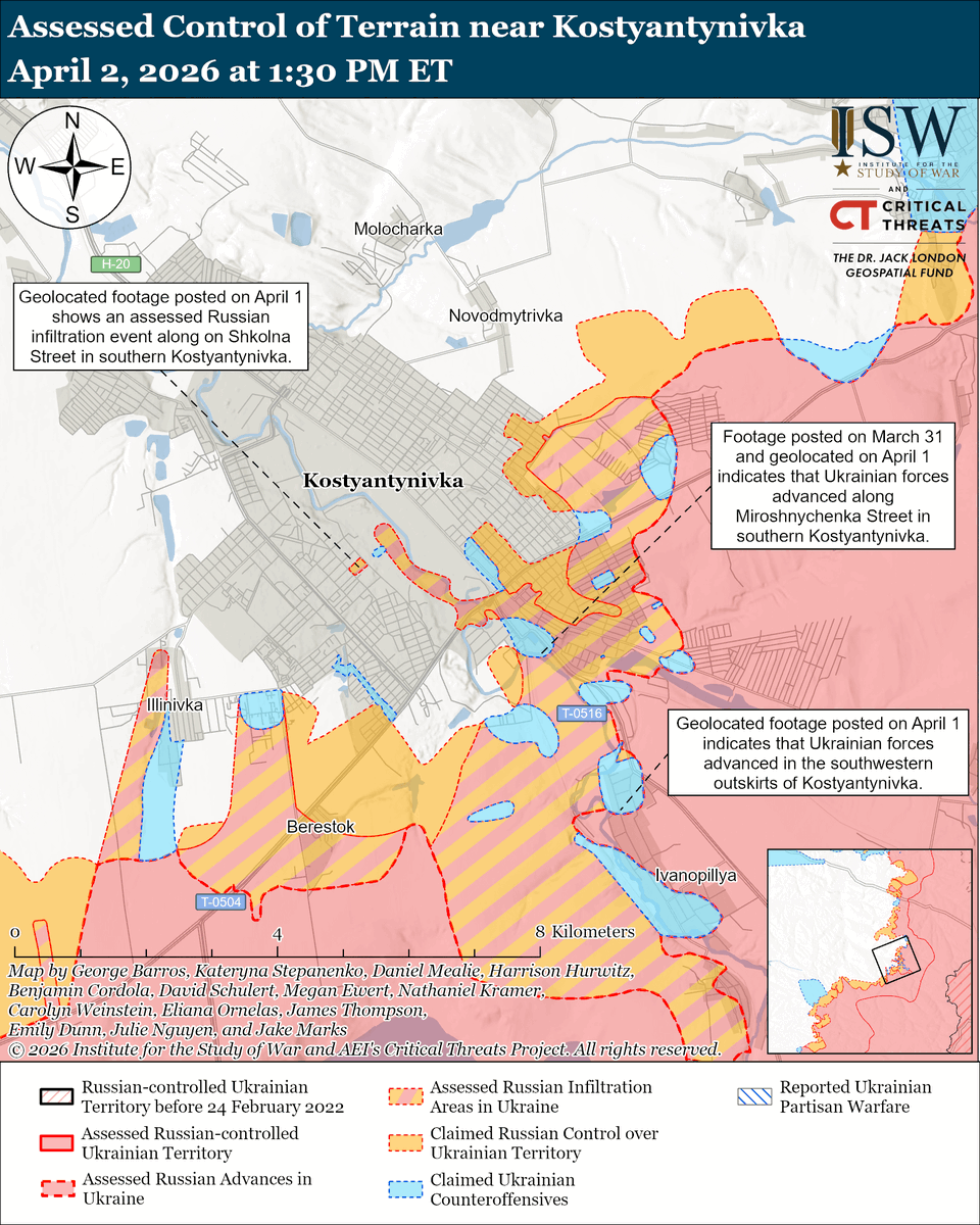 Institute for the Study of War tweet media