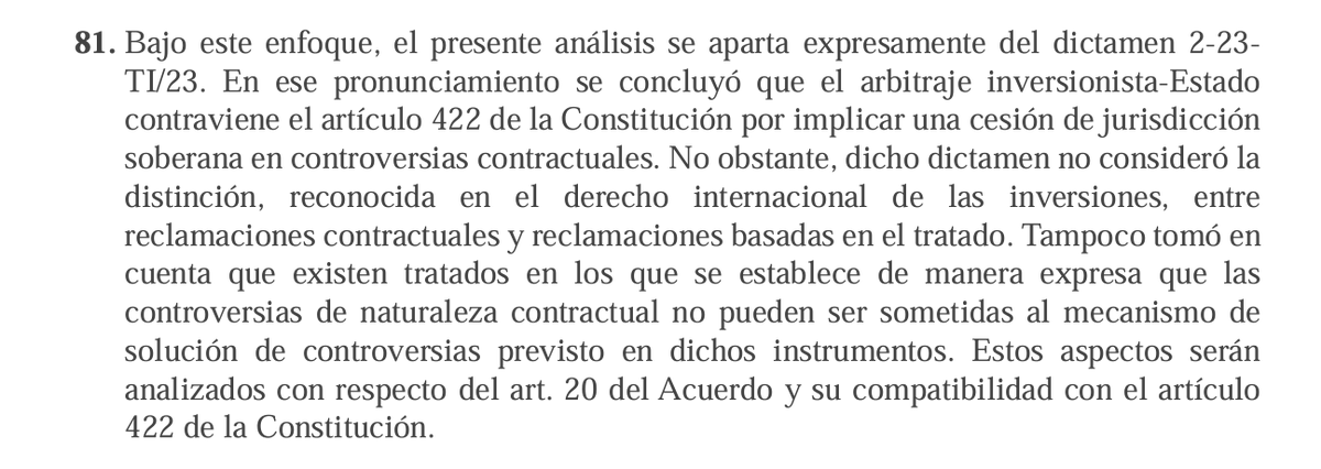 dsalazaca's tweet photo. La Corte se aparta expresamente del precedente establecido en el Dictamen 2-23-TI/23, ponencia del entonces juez Enrique Herrería. 
2-23-TI/23: 5 a favor y 4 salvados 
19-25-TI/26A: 7 a favor y 2 salvados
Interesante analizar cómo cambios d conformación refrescan ideas en la CCE! https://t.co/6p9WLImjzh