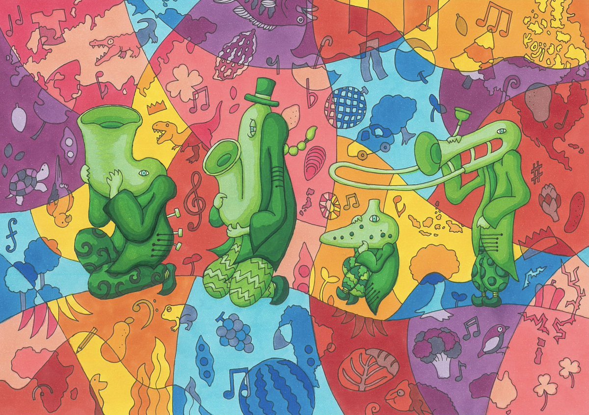 画駱駝柑子 tweet media