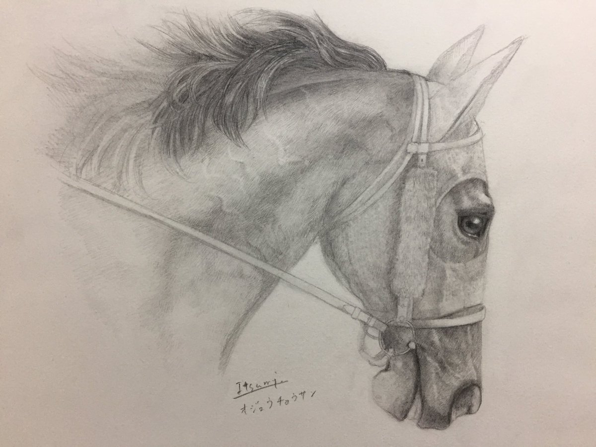 Itsumi_斉藤いつみ_馬の絵画家 tweet media