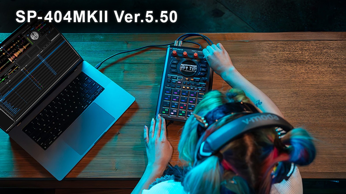 MyRoland's tweet photo. ＼SP-404MKII がパワーアップ！／

・サイドチェイン・コンプレッションを追加
⇒ポンピング感のある現代的なミックスが可能に
・Microsoft exFAT フォーマットの SDXC カードに対応
⇒大容量SDカードに対応し、ファイル管理がより便利に
 
進化したSP-404MKIIで、#404day を楽しみましょう🙌
