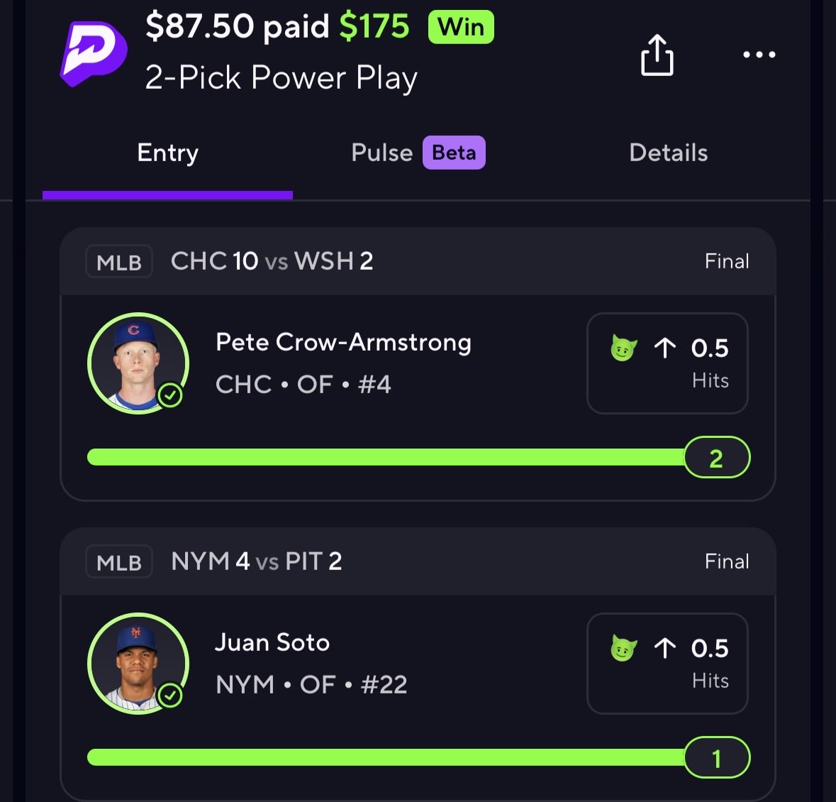 Paradisepickss's tweet photo. PARADISE PICKS IS SOOO BACKKK! We opened off the MLB season by turning $10 into $300 in profit with our first ladder challenge! Stay tuned we will be starting a new ladder challenge on GOOD FRIDAY💪!! #mlb #prizepicks #sports #betting 
Free discord: https://t.co/RTKplHZ3Or https://t.co/EiK3yFZuIF