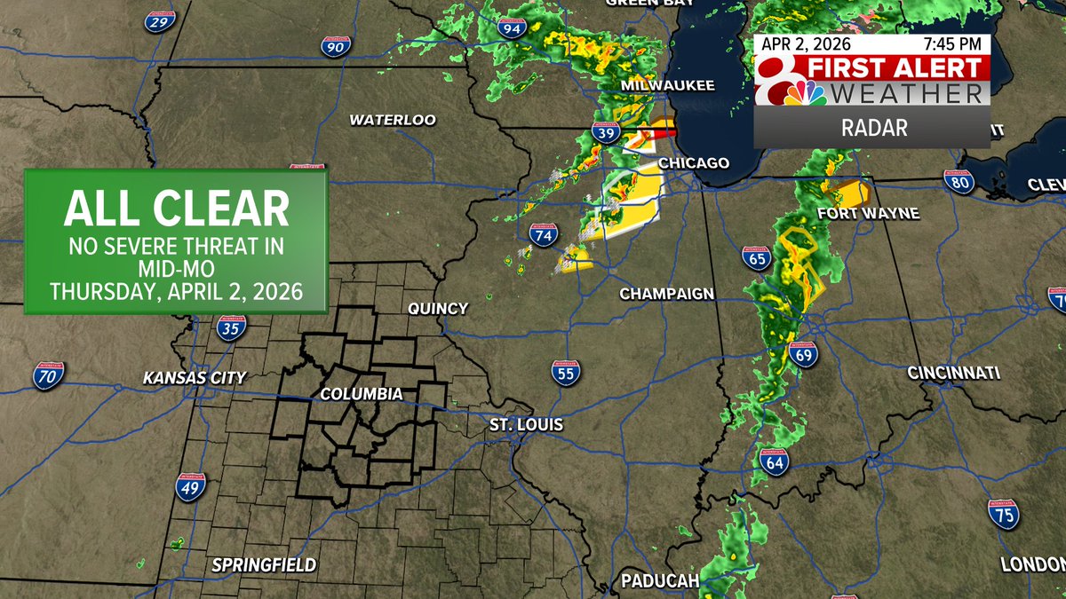KOMUMatt's tweet image. Thursday Evening Update: We'll be dry tonight &amp;amp; most of Friday, but our greatest chance of severe weather that we've had this week moves into the region Friday evening. All forms of severe weather possible, but damaging wind gusts will be the main concern #MidMoWx #MoWx #MidMo