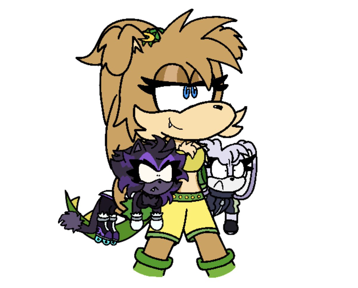 (Repost because of a few mistakes) 

Don’t mind her, she just picking up some tiny women 

Vandetta by <a href="/monoexart/">Monoex ☆ Sonic VTuber</a> 
Shiver by <a href="/Griimlin/">Juice</a> 
Daisy by me