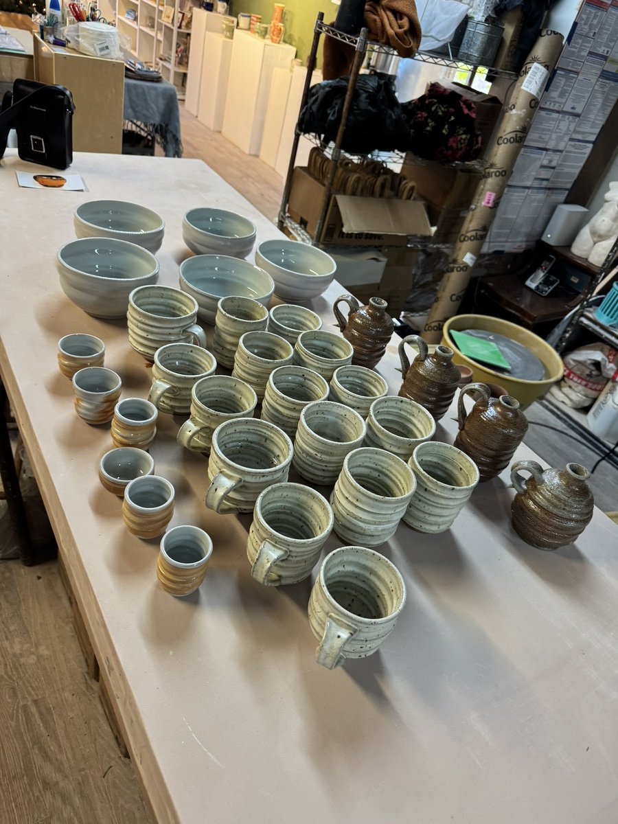 AdamCainxxx's tweet photo. @AustinWilde My pottery and ceramic career. I do content and porn to make money to open my own studio one day. https://t.co/wC2YCwWGA5