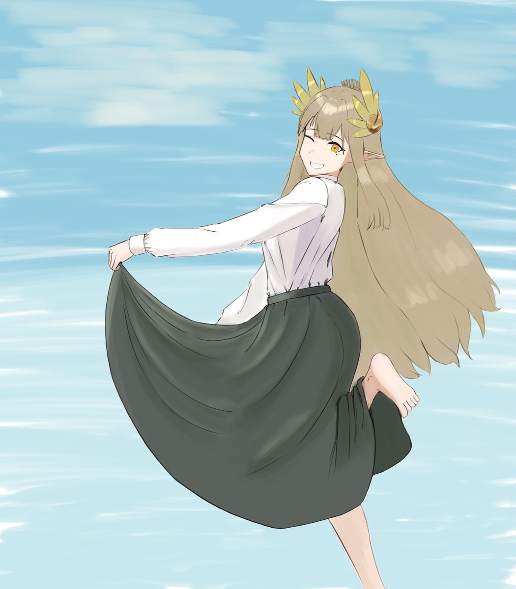 confuzzle6324's tweet photo. Muelsyse from Arknights

4.5 Hrs for this one! https://t.co/QY26wUhR8X