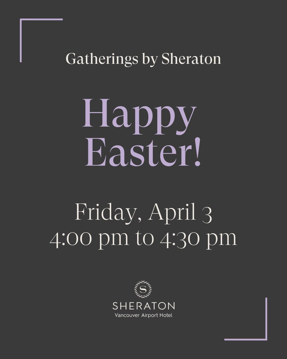 Sheraton Vancouver Airport tweet media