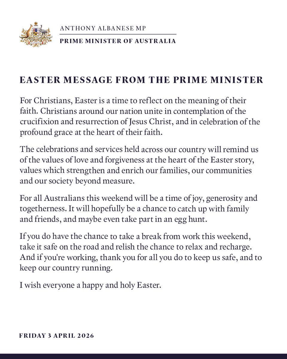 Anthony Albanese tweet media