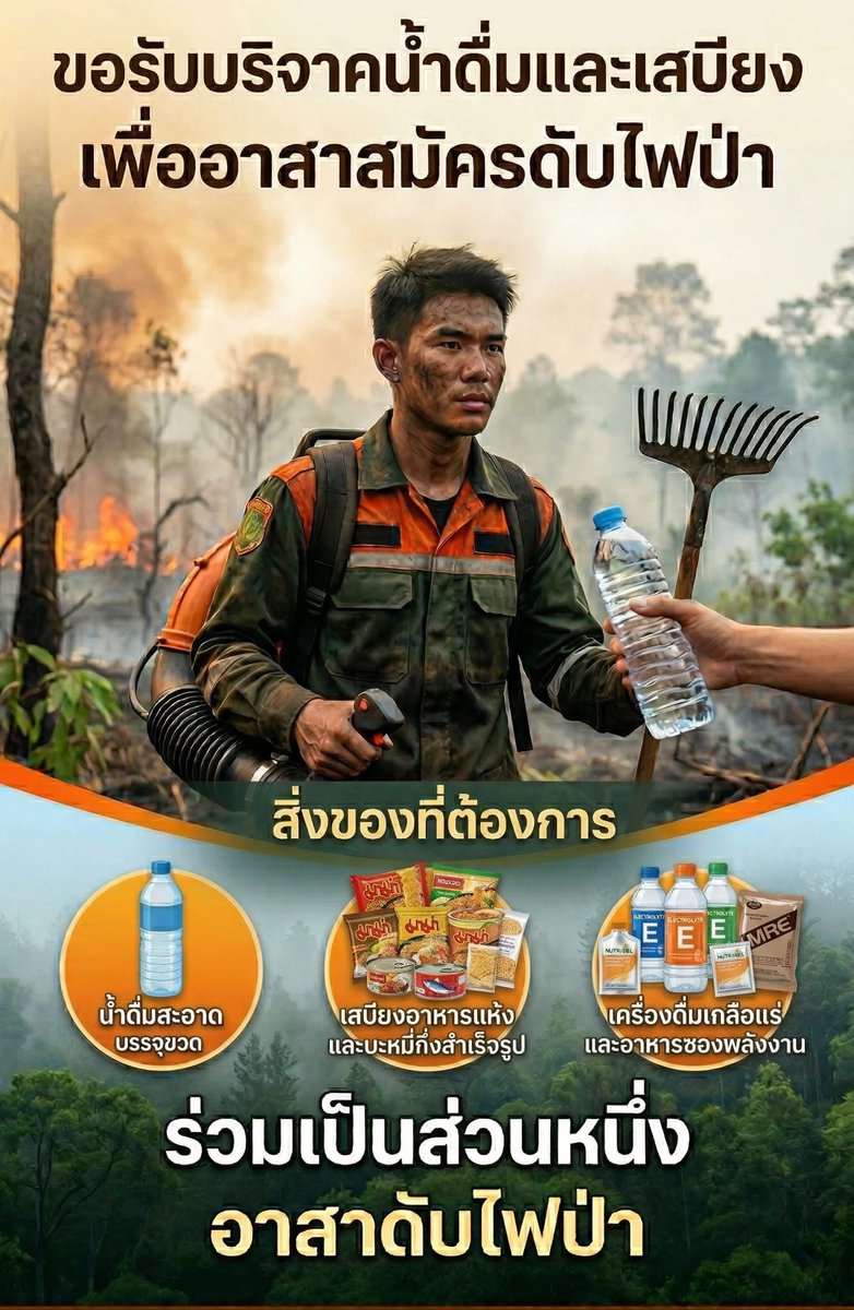 darksideangel88's tweet photo. 📌ไฟป่าเชียงใหม่หนักมาก...!!!
ต้องการน้ำดื่ม เสบียง ให้คนดับไฟ

พื้นที่ ตัวเมือง/แม่ริม
222/282 หมู่บ้านสวัสดิการทหารบก ซ.C5 บ้านหลังแรก มีถังขยะสีส้มหน้าบ้าน
https://t.co/W7ZRz3XNI3

พื้นที่ สันทราย ที่ว่าการอำเภอสันทราย อาคาร อาสาสมัครรักษาดินแดน(ตึกด้านหลัง)
https://t.co/Xd2S7TAau4

พื้นที่ แม่ออน/สันกำแพง ทีมป้องกันและบรรเทาสาธารณะภัยออนกลาง
https://t.co/IuVHFz3j1d

พื้นที่หางดง/แม่เหียะ/บ้านปง ป้อมยามเฝ้าระวังไฟ
https://t.co/fq5RZzvtt8

หรือทักทางเพจได้เลยค่ะ