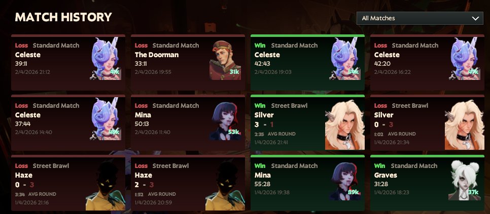 even my wins are forming an L