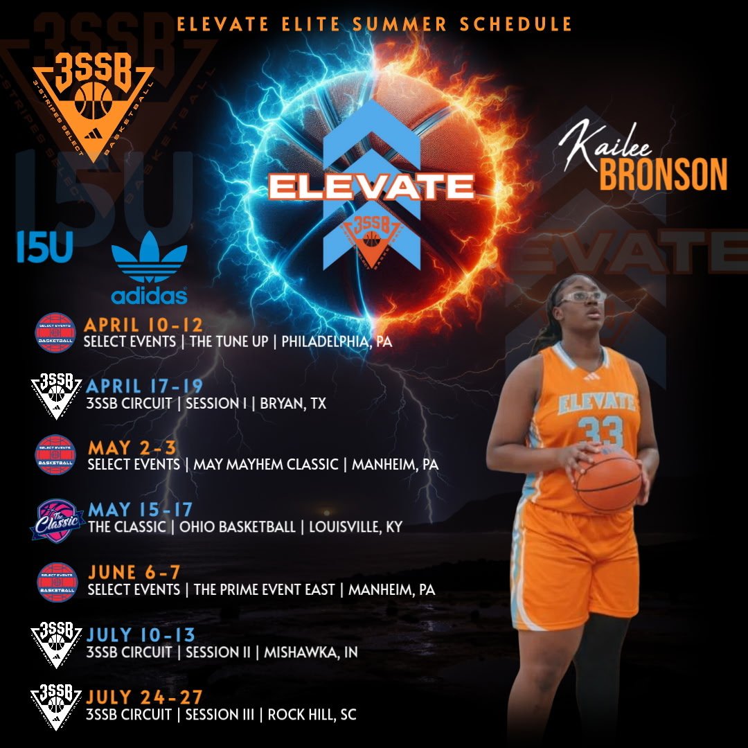 AAU season loading 🔥 <a href="/Elevate_Elite/">Elevate Elite</a>  Locked in and ready to compete with Elevate Elite 3SSB!! 
#3SSB #EYG #3StripeLife

<a href="/Bruno_Corras/">Bruno Corras</a> <a href="/Mindy_McCarthy3/">Mindy McCarthy</a> <a href="/pgh_lisa/">PrepGirlsHoopsLisa</a>  <a href="/PGH_NC/">Prep Girls Hoops North Carolina</a> <a href="/WJG_Sports/">We Journal Great Sports</a> <a href="/BucketReel/">Coach Bruton</a>