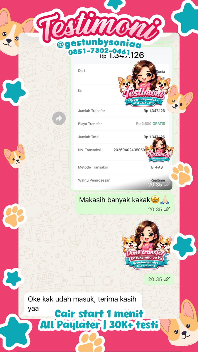 Halo! buat cust gestunn tercinta, baiknya sebelum transaksi cek akun nya lebih detail ya. getcontact jg nomor nya. klo bodong kosongan jgn dilanjutin. yg trusted itu buanyak banget, yg nipu juga banyak. klo kamu nya waspada gak bakal kok sebetulnya kena tipu.