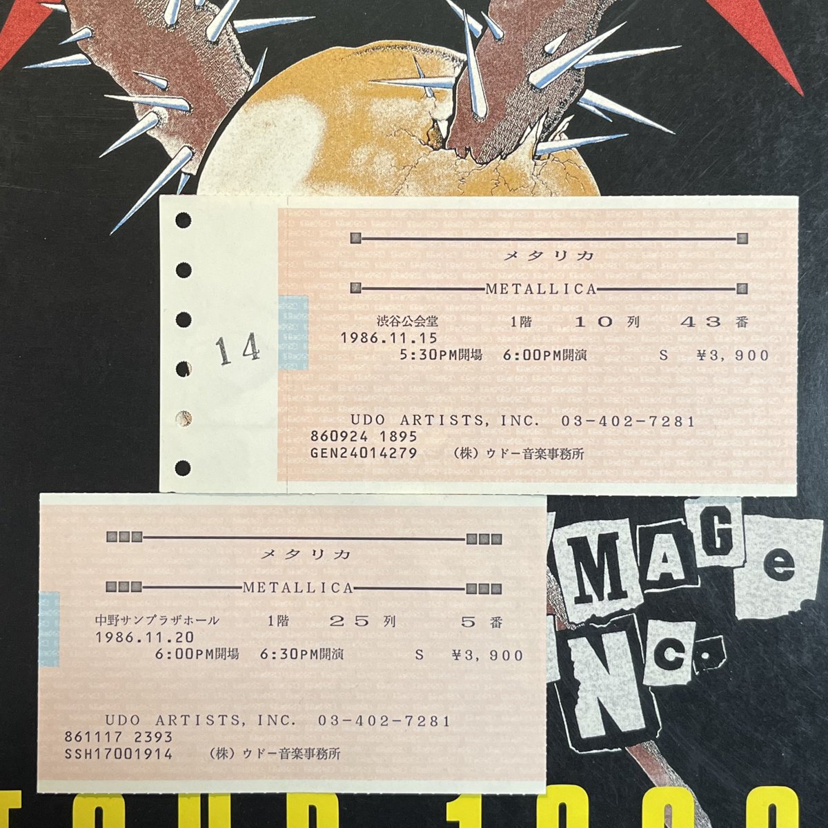 NinjaSurvive6R's tweet photo. @Metallica #Metallica's Memorable First Japanese Tour In 1986.

The Opening Night Saw The Entire Audience On Their Feet Even Before The Lights Went Down, And The Additional Show Included An Encore Performance Of #Blitzkrieg. https://t.co/WYzBDfa9ON