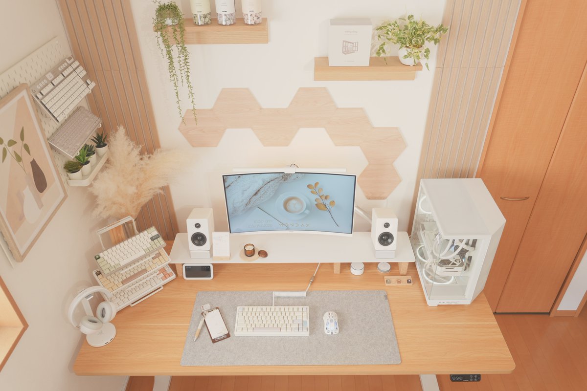 こなもん⍨⃝︎⸍/desksetup tweet media