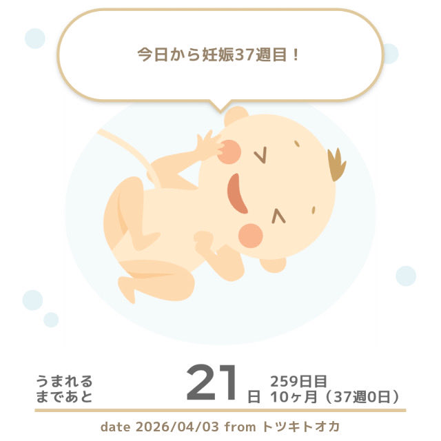 あずき　初マタ 37w tweet media