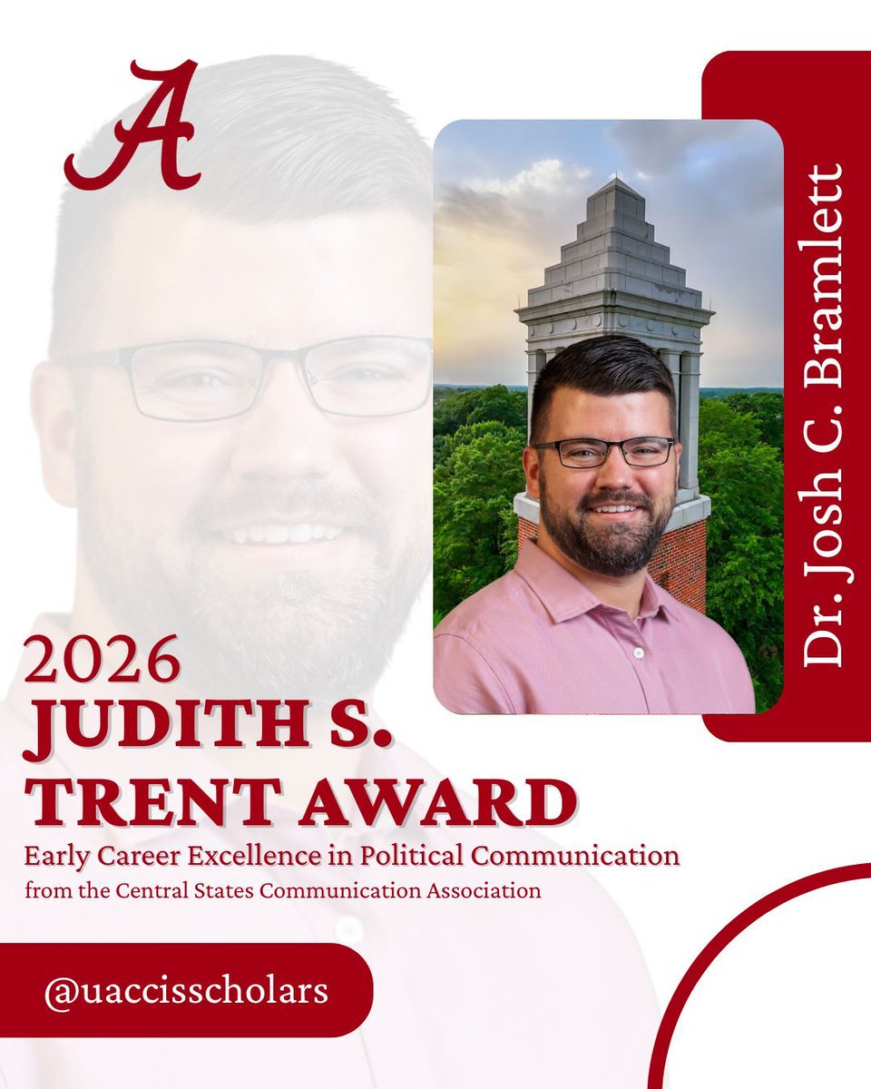 The University of Alabama C&IS Scholars tweet media