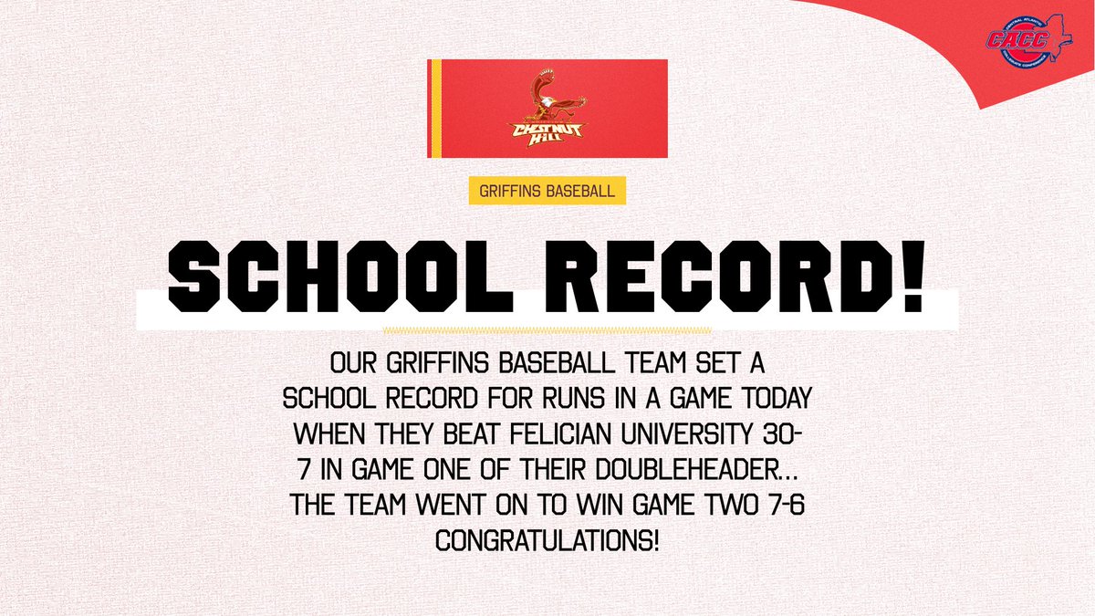 Chestnut Hill College Athletics tweet media