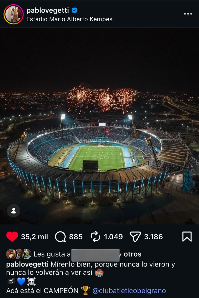 Pasan los años y esto sigue vigente

NUNCA JAMÁS EN LA REPUTISIMA VIDA EL KEMPES SE VA A VER ASÍ SALVO CUANDO VUELVA A JUGAR BELGRANO 

Otro día en la oficina del más popular