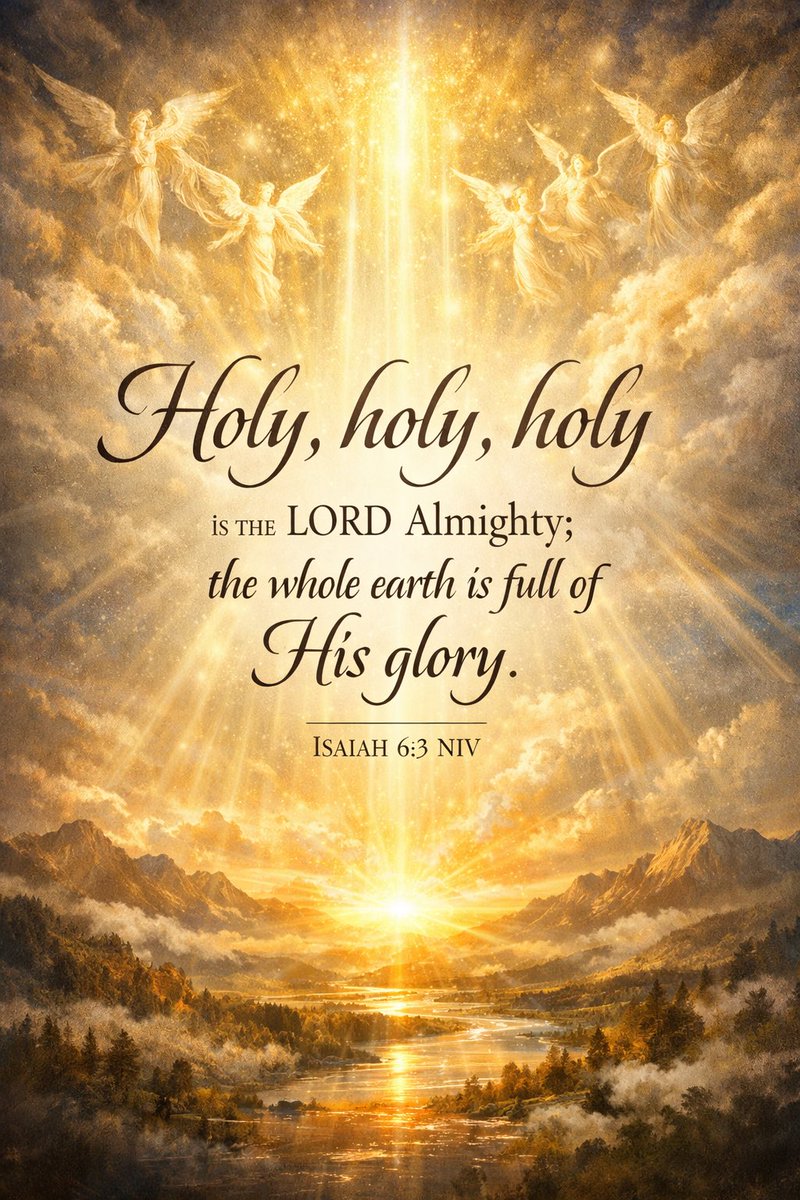 🕊️ God isn't just loving- He is perfect and Holy...
And that changes everything. 

Holy, Holy, Holy, are You Lord God Almighty,

You are set apart, perfect, and pure in all Your ways. There is none like You. 

Father I stand in awe of Your holiness. Your righteousness is