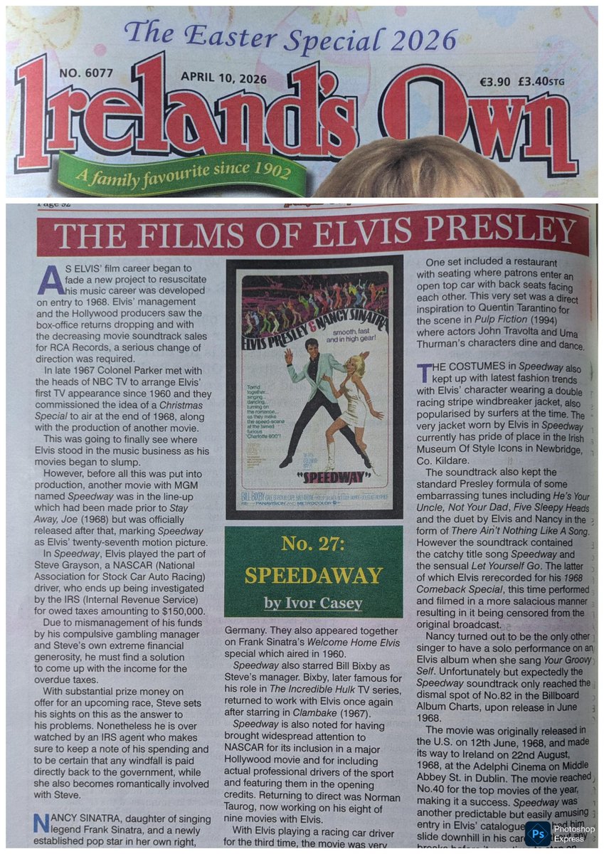 Elvis and Ireland tweet media