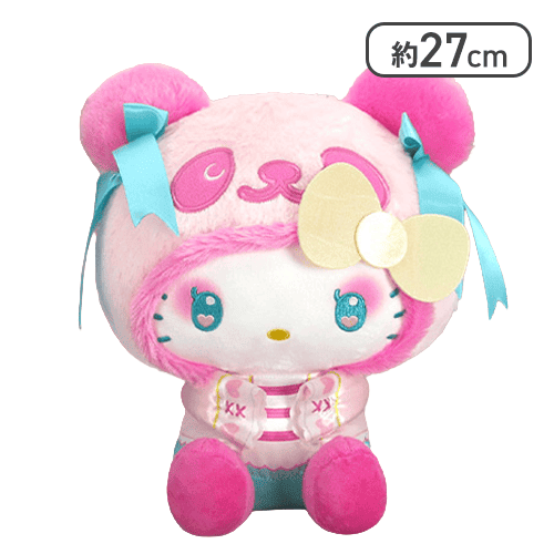 🐼🎀入荷案内🎀🐼 #パンダ ハローキティ 中華ロリータBIGぬいぐるみ
