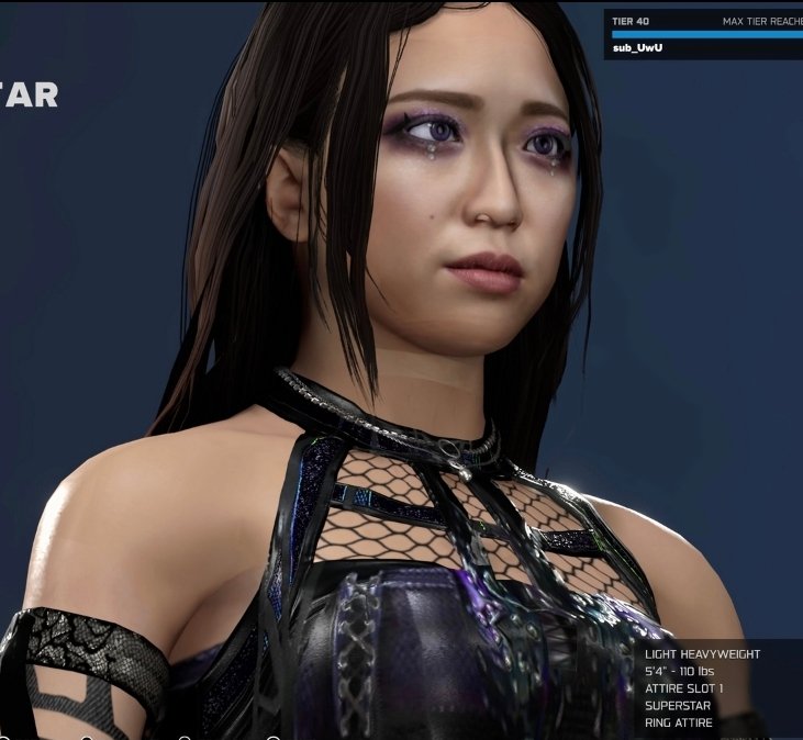 gallo41125's tweet photo. Hi, Saya Kamitani CAW, incluyes moveset, entrance and victory.
If You like it here are the #: #sayakamitani, #stardom, #phoenixqueen
#WWE2K26
#CAW
#WIP https://t.co/Z9o4HGhPCA